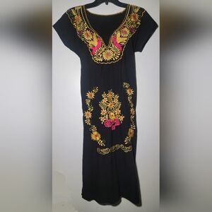 Traditional Mexican Embroidered Dress